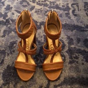 Braided Sam Edelman block heel